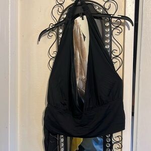 Black bralette type shirt